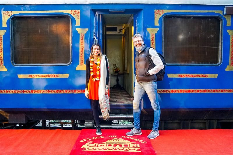Love and Road at the Palace of Wheels, one of the Luxury Trains of India