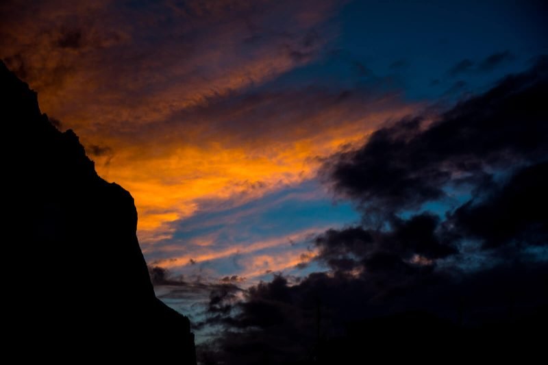 Sunset of Wonders from Pisang, Annapurna Circuit Trek