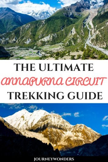 The Annapurna Circuit Trek is one of Nepal's best treks ever. Here's the Ultimate Trekking Guide to conquer the Annapurna Circuit including Trek costs, the best season to visit, what to pack, where to sleep and much more!!! #Annapurna #Nepal #Trek #Himalayas