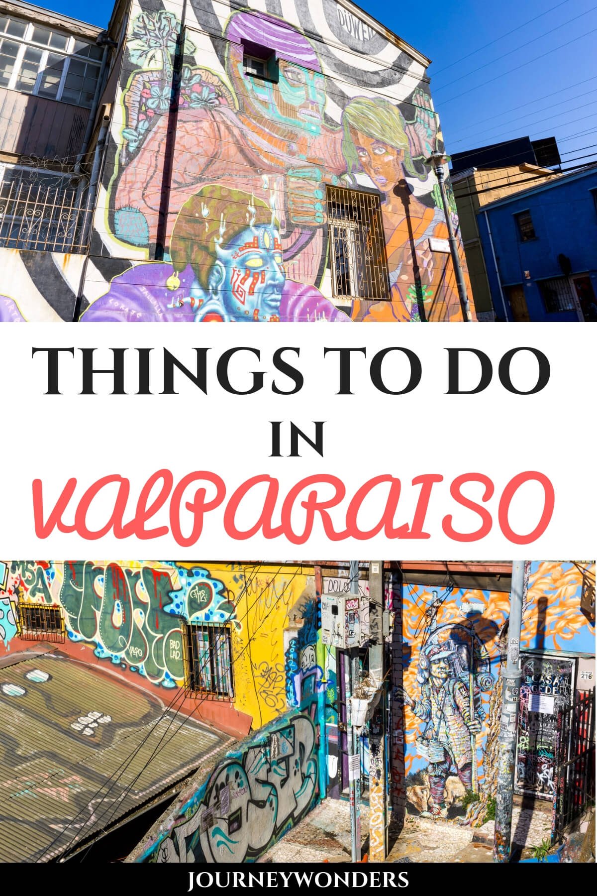 Things to do an see in Valparaiso, Chile #Travel #SouthAmerica #Valparaiso #Chile #Streetart