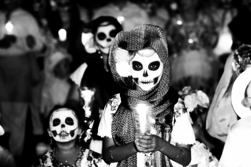 The Dia de Muertos Parade in Merida