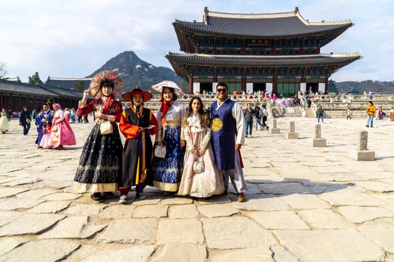 The Gyeongbokgung Palace in Seoul