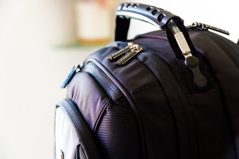 Close up of the Level 8 Atlas Backpack straps