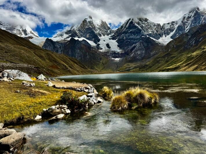 Huayhuash Circuit Day 2 - Camp Laguna Caruacocha